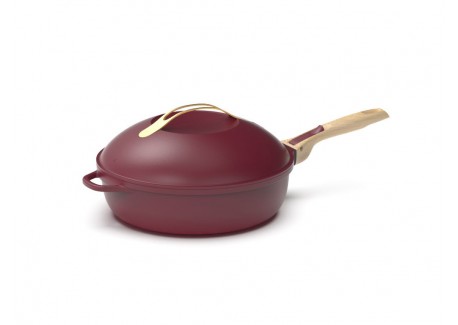 Fabuleuse Koekenpan met Antiaanbaklaag 28 cm Bordeaux Rubis 4,5L