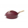 Zie dia Fabuleuse Koekenpan met Antiaanbaklaag 28 cm Bordeaux Rubis 4,5L