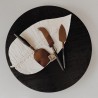 Voir la slide Set de 3 Couteaux à Fromage Manche Noir Bois de Manguier
