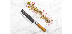 Olive Couteau Couperet Nakiri 17,5 cm