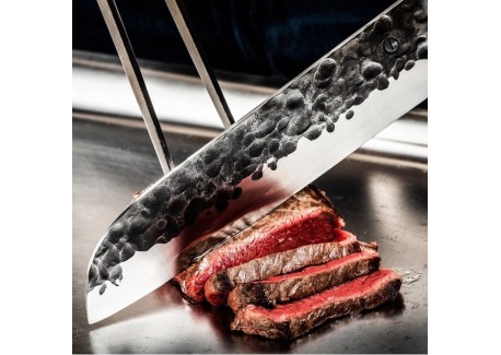 Olive Couteau Santoku 18 cm