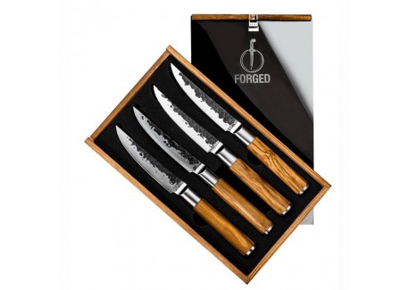 Olive Set de Couteaux à Steak 4 pcs