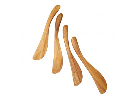 Tartineurs en Teck 4 pcs