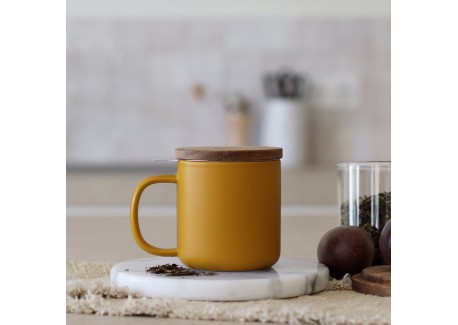 Tasse à Thé avec Infuseur 0,30 L Jaune