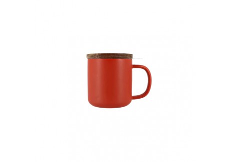 Tasse à Thé avec Infuseur 0,30 L Orange Paprika