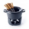 Voir la slide Nori Service à Fondue Fonte Emaillée Noir Mat 2 L