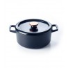 Zie dia Nori Ronde Gietijzeren Braadpan 5 L Zwart (26 cm)
