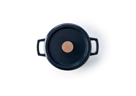 Nori Ronde Gietijzeren Braadpan 5 L Zwart (26 cm)