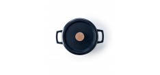 Nori Cocotte Fonte Ronde 5 L Noir (26 cm)