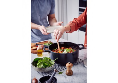 Nori Cocotte Fonte Ronde 5 L Noir (26 cm)