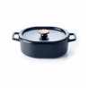 Voir la slide Nori Cocotte Fonte Ovale 5,5 L Noir (31 cm)