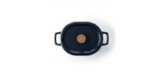 Nori Braadpan Gietijzer Ovaal 5,5 L Zwart (31 cm)