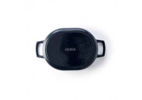 Nori Cocotte Fonte Ovale 5,5 L Noir (31 cm)