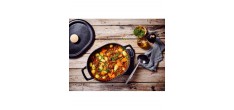 Nori Cocotte Fonte Ovale 5,5 L Noir (31 cm)