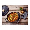 Zie dia Nori Braadpan Gietijzer Ovaal 5,5 L Zwart (31 cm)