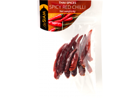 Piments Rouges Epicés Spicy Red Chilli 6 g