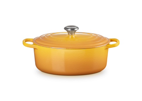 Cocotte Fonte Signature Ovale 4,7 L Jaune Nectar (29 cm)