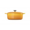Voir la slide Cocotte Fonte Signature Ovale 4,7 L Jaune Nectar (29 cm)
