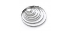 Cercle à Tarte Perforé Rond Valrhona 8,5x2 cm