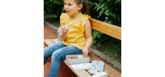 Foodie Bento LunchBox Kids Raccoon Groen 500 ml