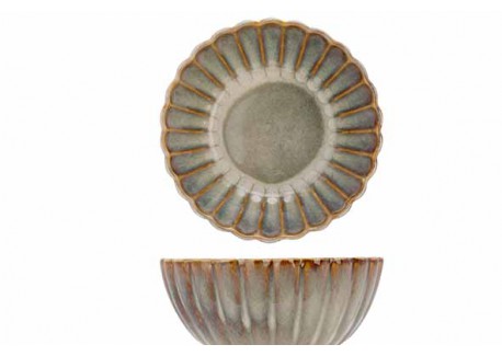 Astera Pearl Kom Grijs Blauw 16 cm