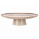Astera Pearl Plat à Gateau sur Pied Nacre 32 cm