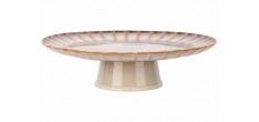 Astera Pearl Plat à Gateau sur Pied Nacre 32 cm