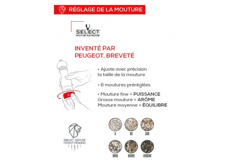 Paris Rama Moulin à Poivre 18 cm Laqué Vert Forêt U'Select