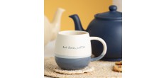Mug Message But First, Coffee Bleu 340 ml