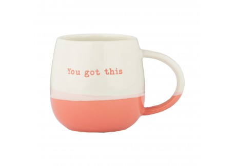 Mug Message You Got This Corail 340 ml