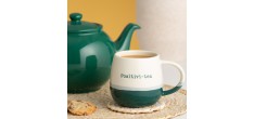 Koffiebeker Groen 'Positivi-Tea' 340 ml