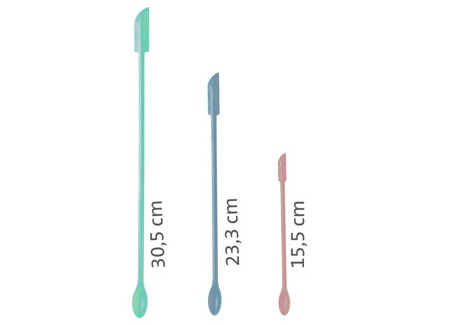 Slim Set Spatules Cuillères Silicone pour Bocaux 3 pcs