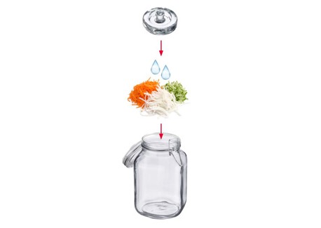Glazen gistingsgewichten voor pot 8 cm 4 st