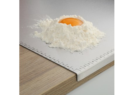 Kneedplank van Geborsteld RVS Geborsteld RVS 50x40 cm