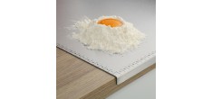 Planche à Pétrir en Inox Brossé 50x40 cm