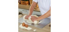 Kneedplank van Geborsteld RVS Geborsteld RVS 60x50 cm