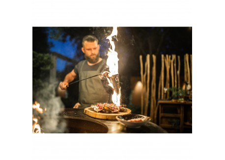 Olive Churrasco Flambadou Flamboir à Lard 100 cm