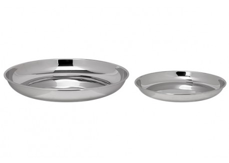 RVS Zeevruchten Schaal 2 dlg ø26cm & ø35cm