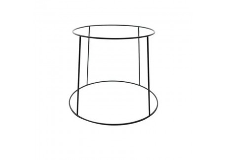 Houder voor Visschotel Mat Zwart 25x21x20 cm