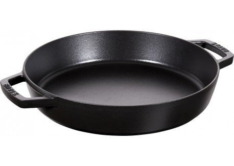 Gietijzeren Sauteerpan 34 cm Mat Zwart 4,3 l