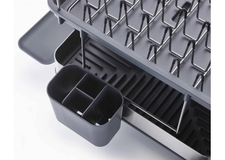 Excel Steel Uitschuifbaar Afdruiprek met 2 Niveaus RVS