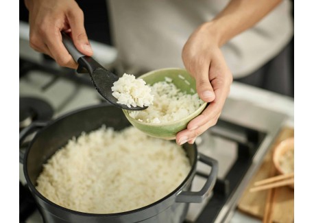Elevate Fusion Cuillère à Riz avec Reposoir 20 cm 
