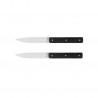 Voir la slide 9.47 Coffret Couteaux de Table Noir 2 pcs
