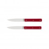 Zie dia 9.47 Tafelmessenset Rood 2 dlg