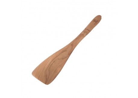 Spatule Large Courbée en Bois d’olivier 30 cm
