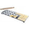 Zie dia Ravioliniplank 24 dlg met Rolstok 4,7x4,7 cm