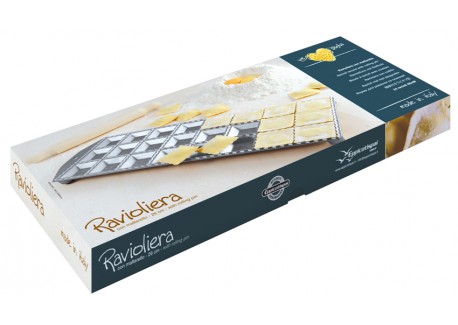 Moule Raviolini 24 pcs avec Rouleau 4,7x4,7 cm