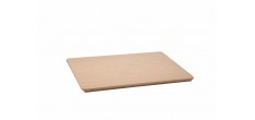Houten kneedplank met schraper en Hoes 75x50 cm