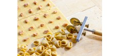 Verstelbare Pastasnijder met Dubbele Wielen 20,5 cm