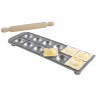 Zie dia Ravioliplank 12 dlg met Rolstok 5,2x5,2 cm